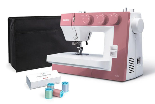 Janome 1522SP Sewing Machine Soft Pink - Brand New