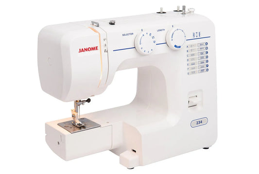Janome 234 Sewing Machine + BONUS Fabric Scissors & Bobbins