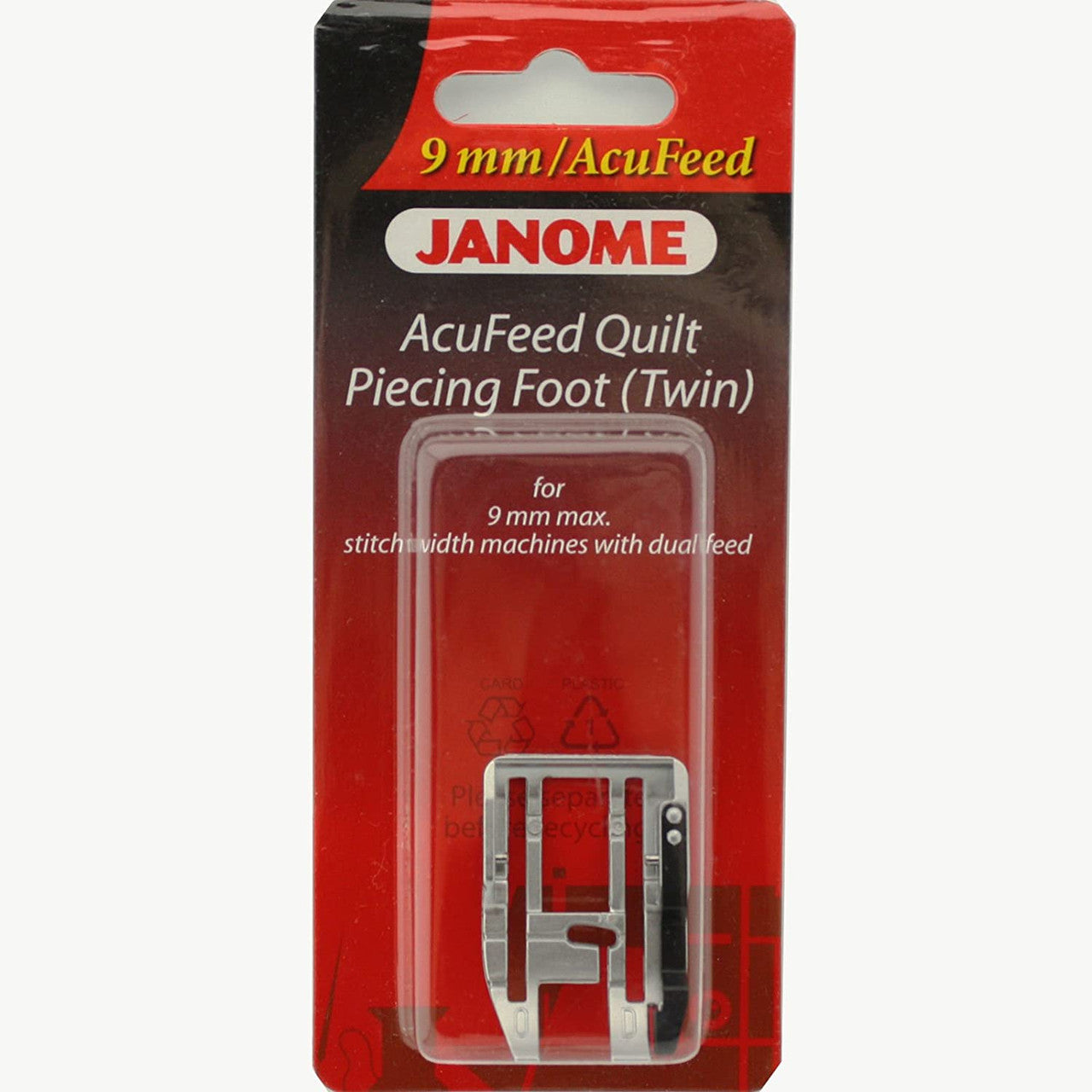 Janome Acufeed 1/4" Quilt Piecing Foot 202125004