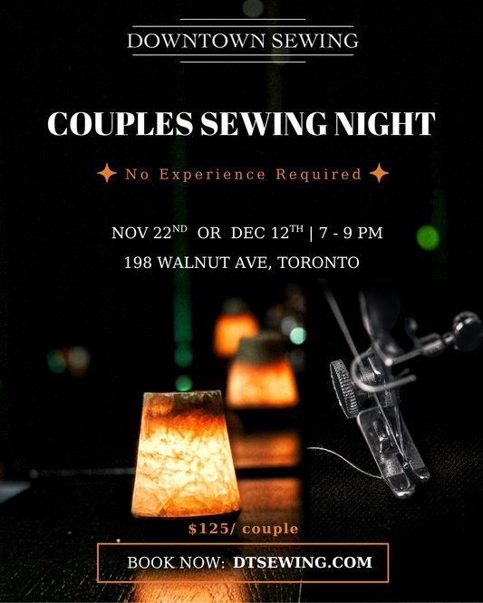 Couples Sewing Night - Nov 22 or Dec 12, 7-9pm