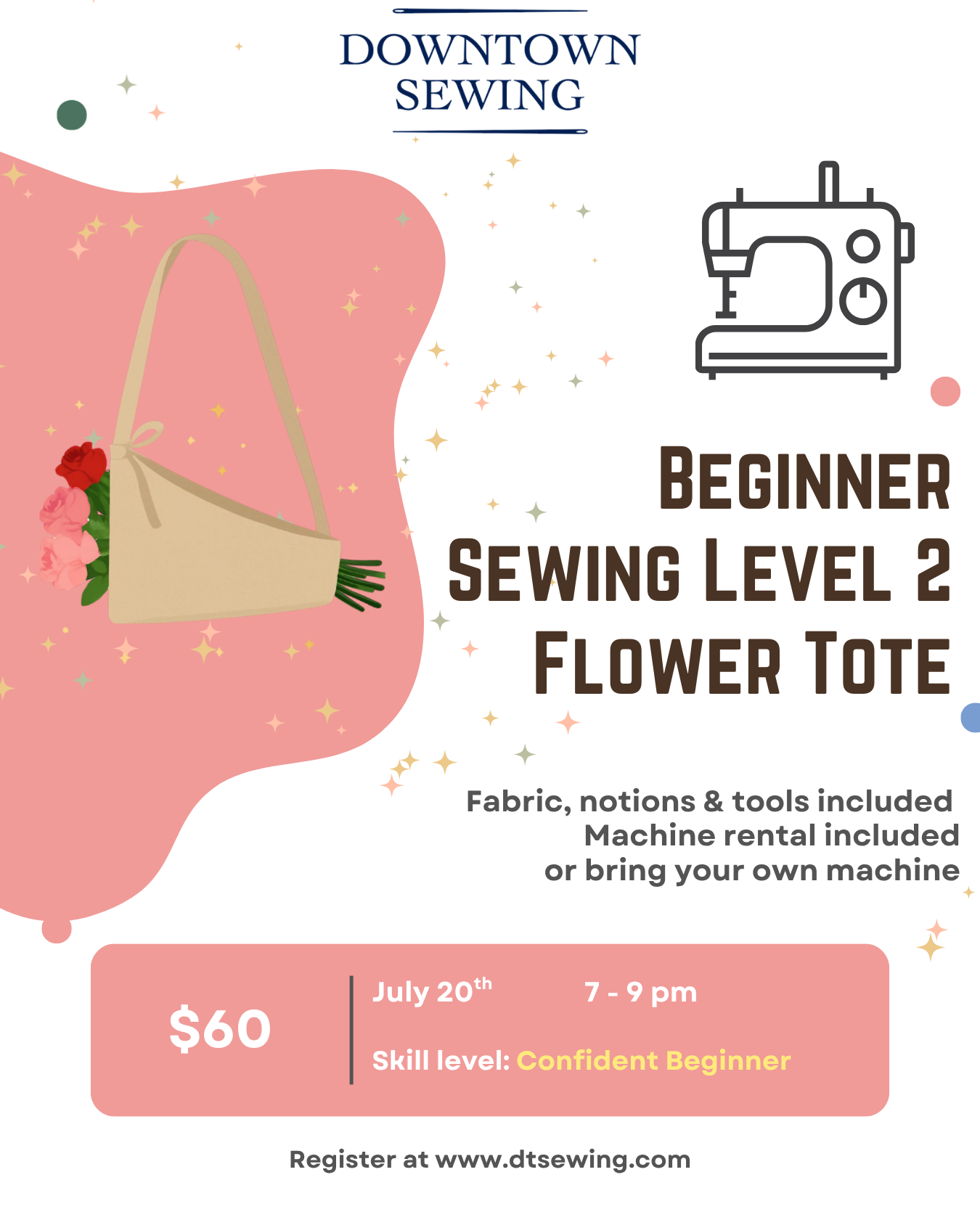 Flower Tote - July 20th, 7-9pm