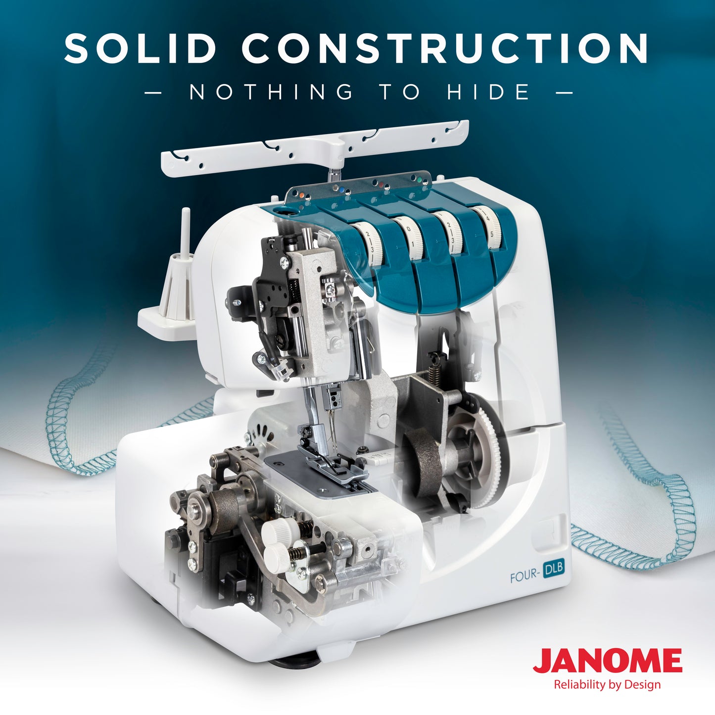 Janome Four-DLB Serger - NEW