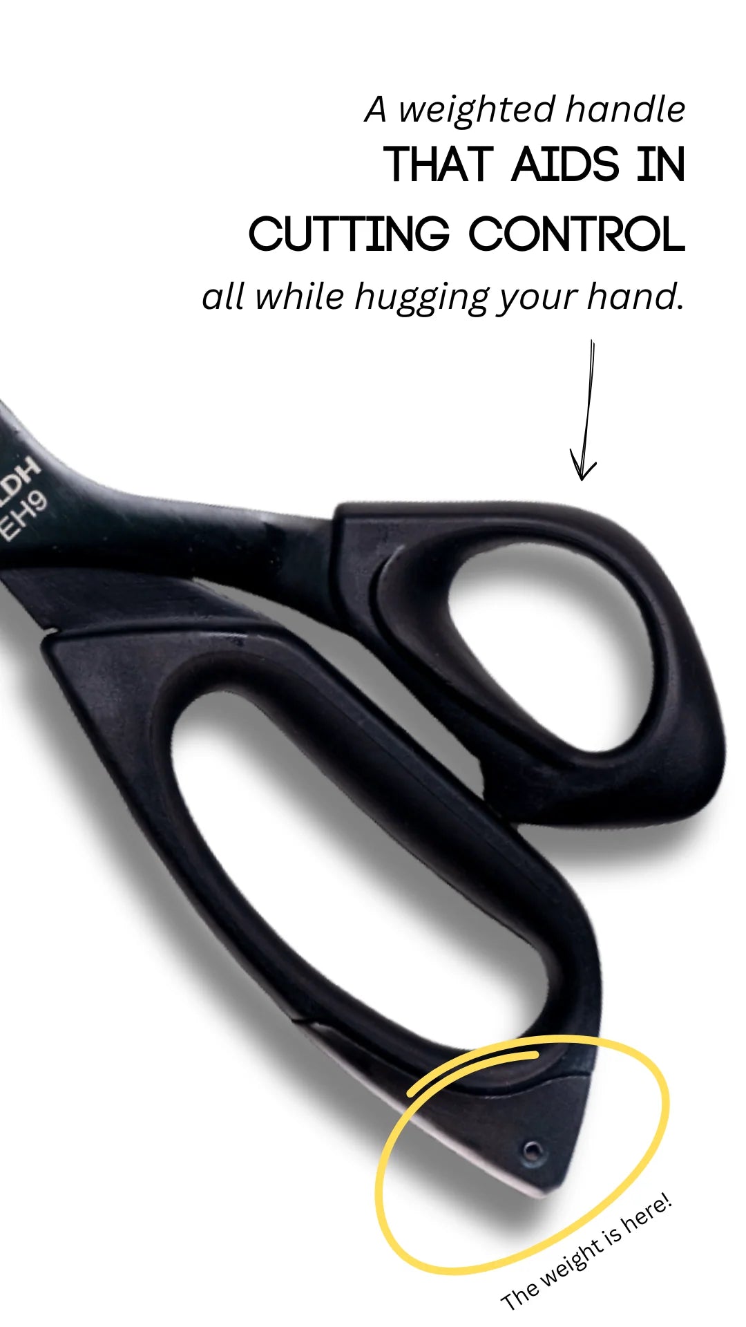 LDH - 10” Ergonomic Scissors midnight edition