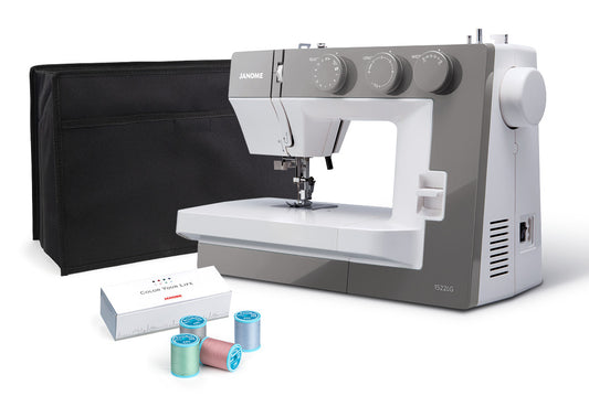Janome 1522LG Sewing Machine Light Grey - Brand New