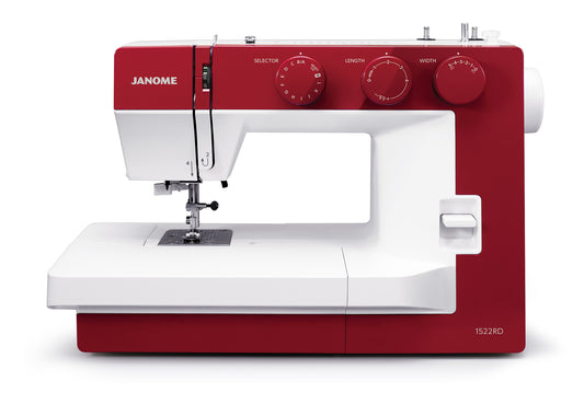 Janome 1522 sewing machine Red - NEW