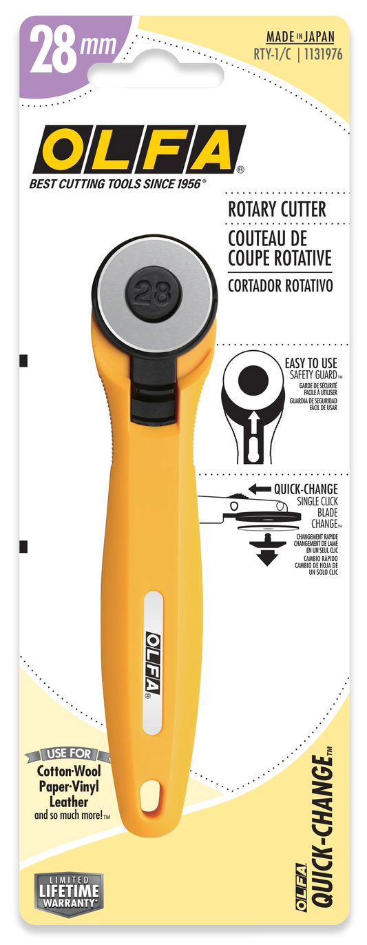 28mm RTY-1/C Quick-Change Rotary Cutter