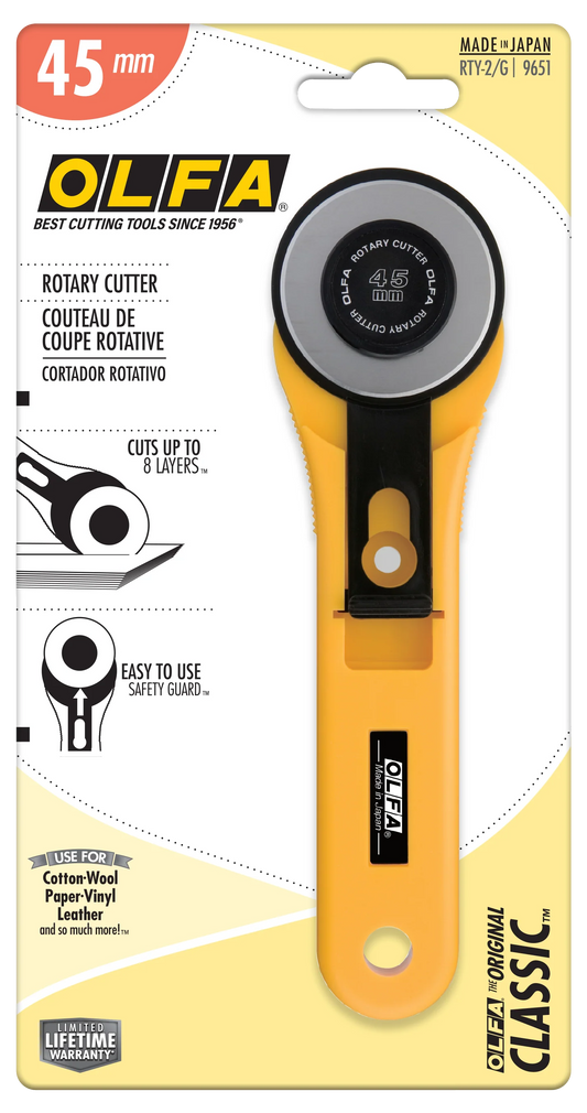 OLFA - 45mm RTY-2/G Straight Handle Rotary Cutter