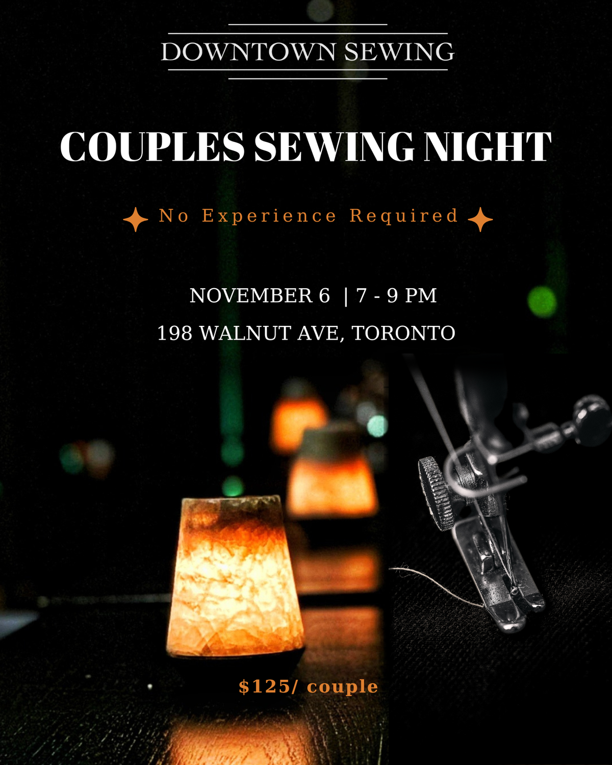 Couples Sewing Night - November 6 (7-9pm)