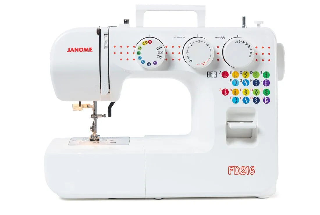 Janome FD216 Beginner Sewing Machine - Brand New