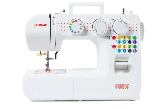 Janome FD216 Beginner Sewing Machine - Brand New