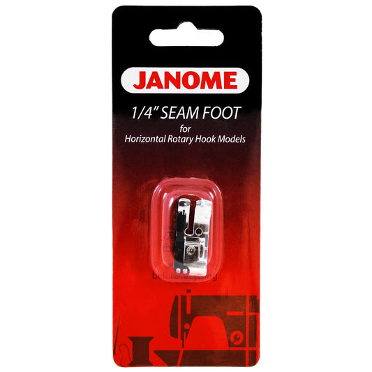 Janome 1/4" Seam Foot 200318000 - 5-7mm Top Loading