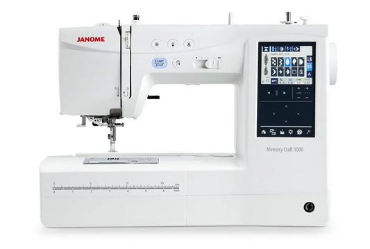Janome Memory Craft 1000 Sewing + Embroidery Combo - NEW